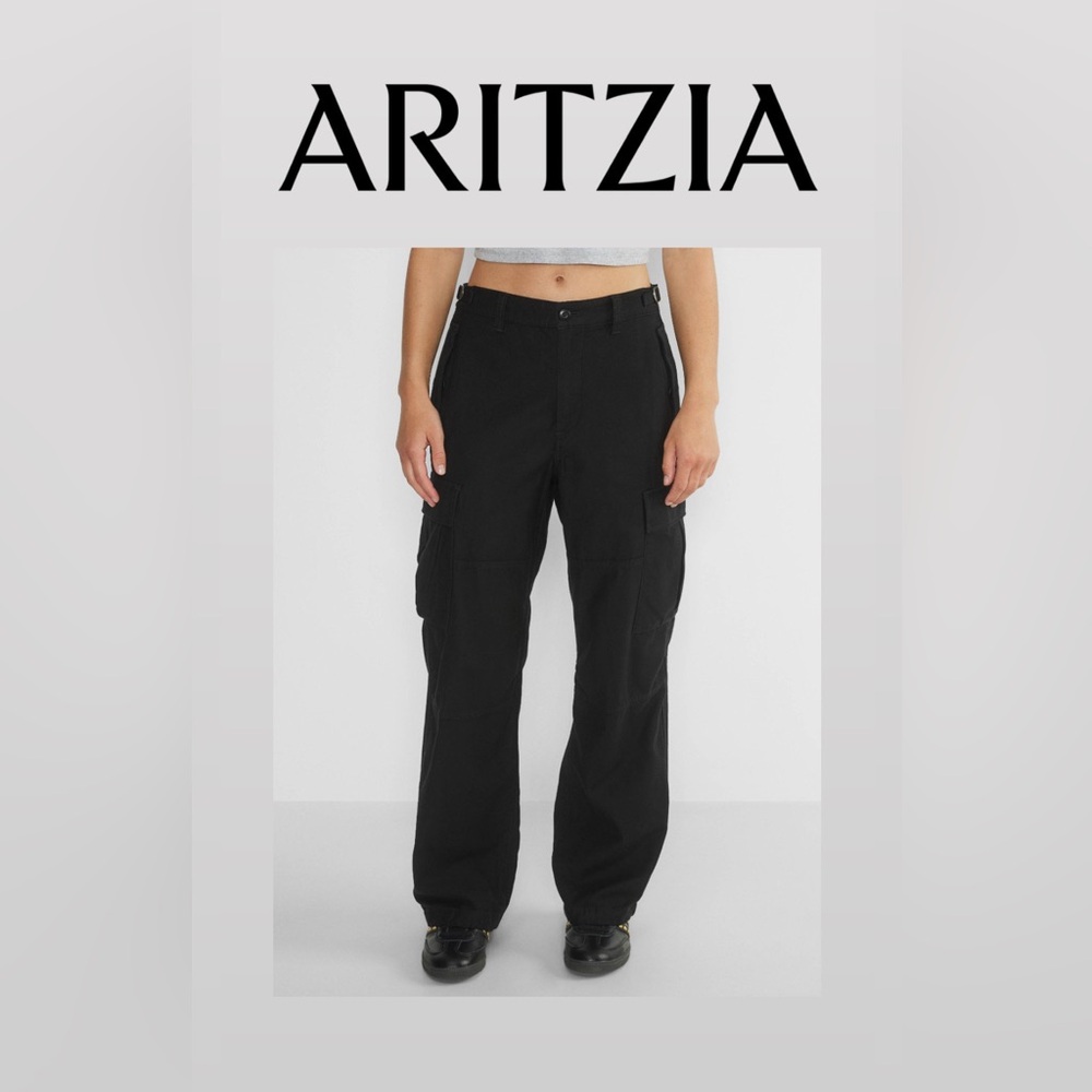 TNA Midnight Black Trousers